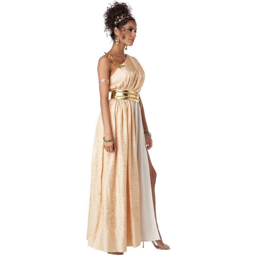 Golden Roman Goddess Costume for Adults