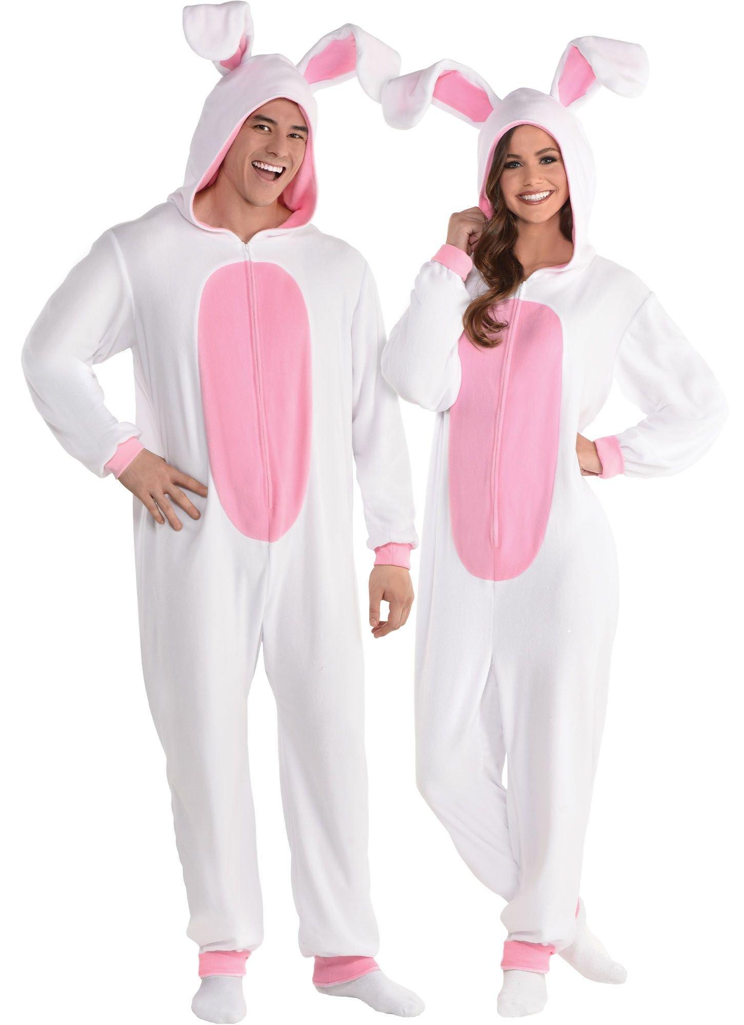 Adult Zipster Bunny One Piece Costume