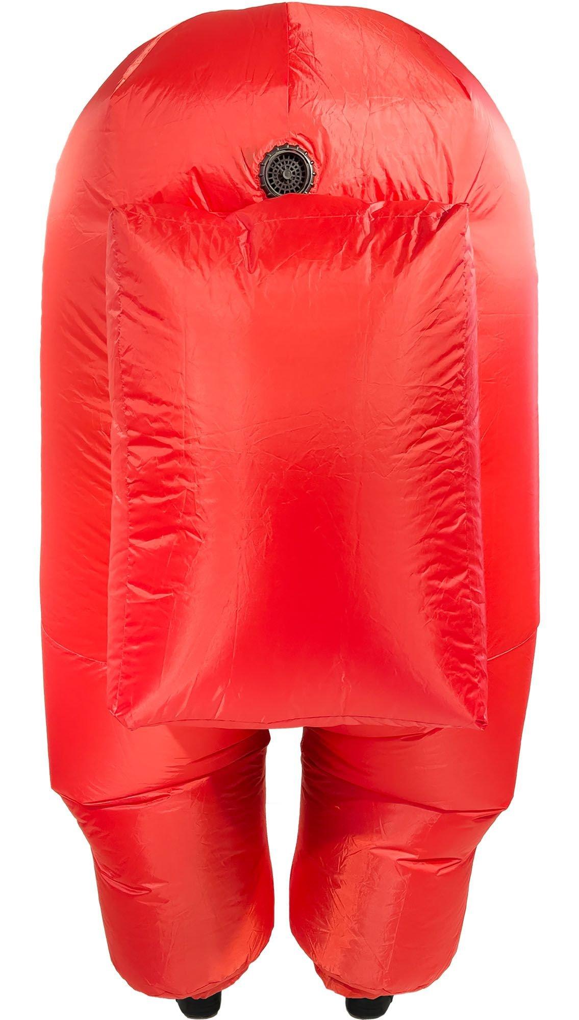 Adult Red Among Us Inflatable Costume Party City