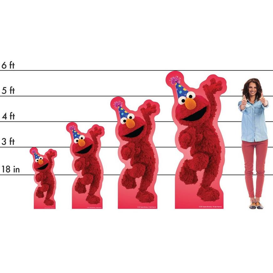Elmo Life-Size Cardboard Cutout, 6ft - Sesame Street