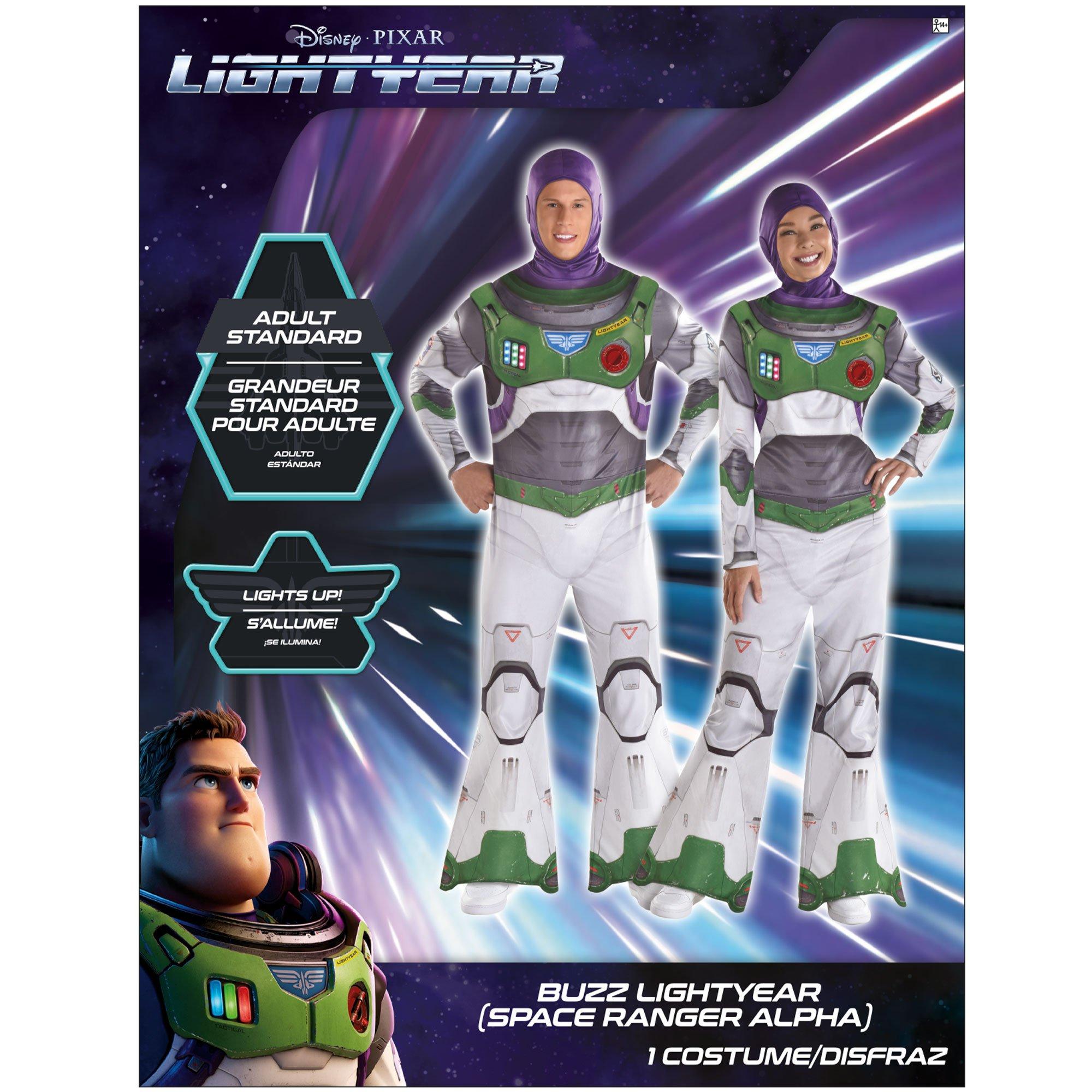 Adult Light-Up Buzz Lightyear Space Ranger Alpha Costume - Lightyear