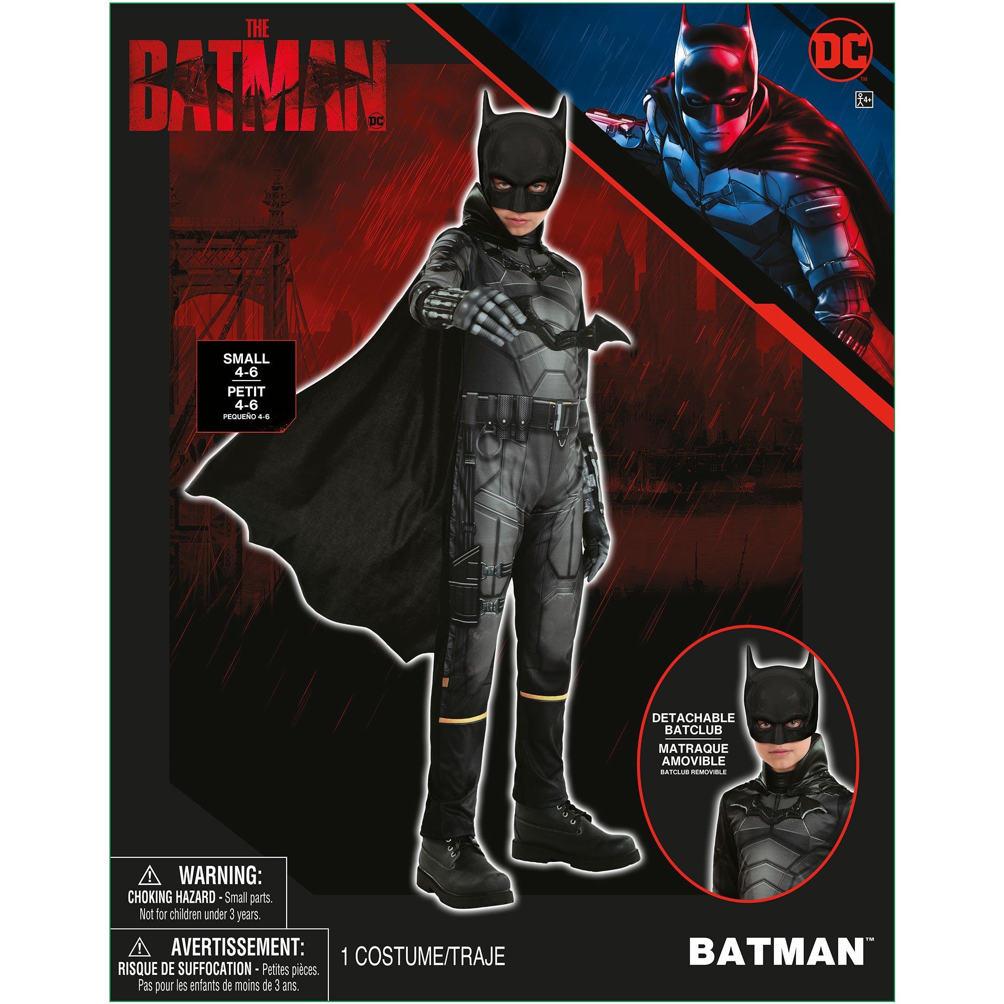 batman fancy dress costume children kids & face dress 2 Piece primark  official