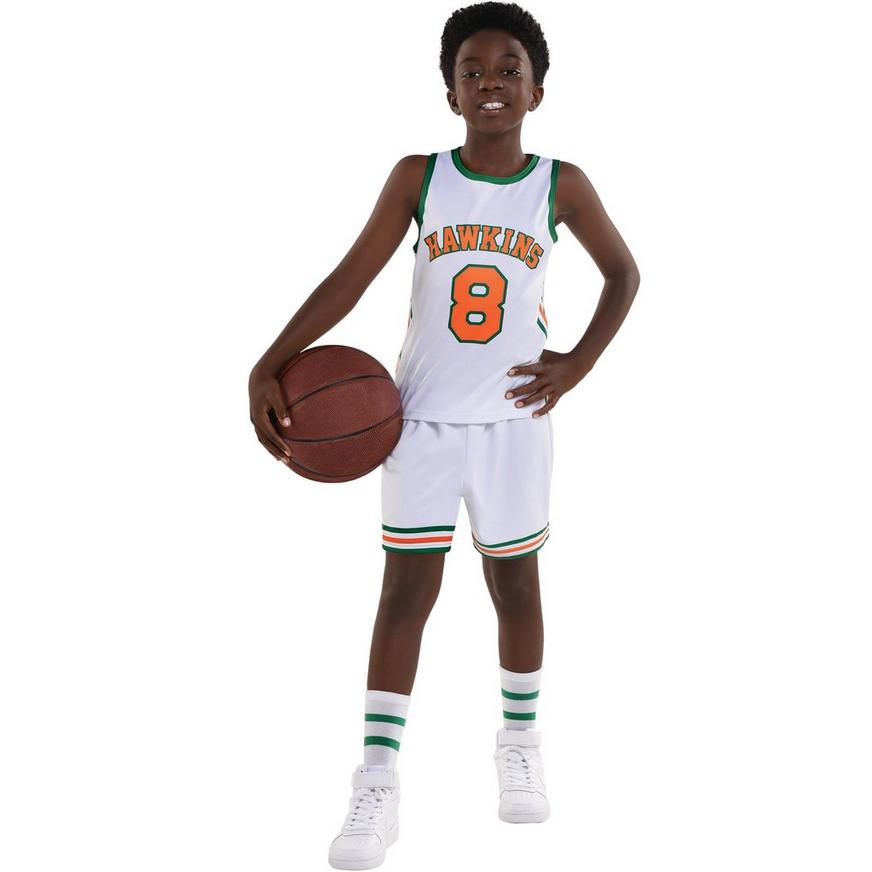 Specialisere sporadisk arkitekt Kids' Lucas Hawkins High Basketball Costume - Stranger Things 4 | Party City