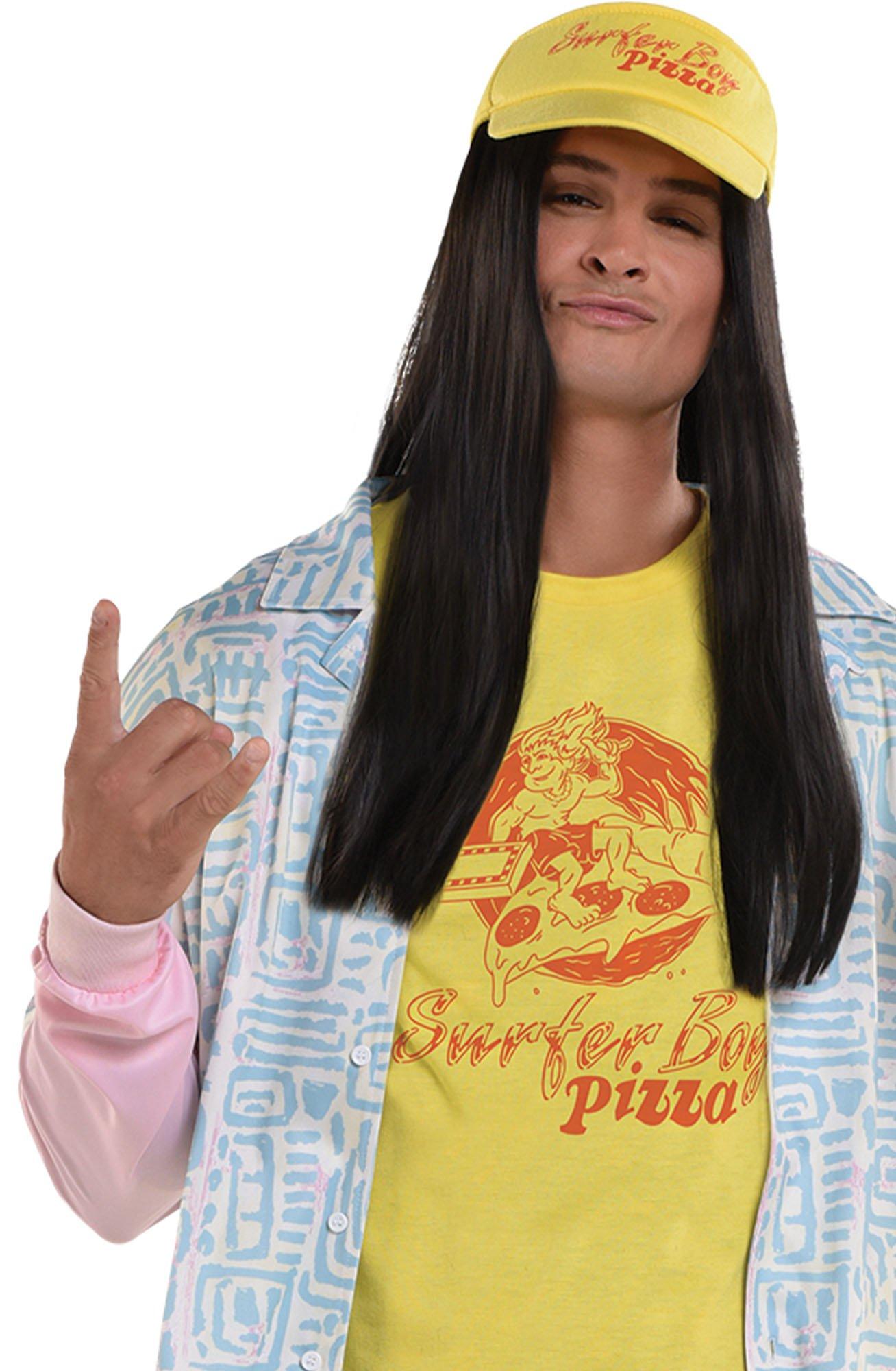 Adult Argyle Surfer Boy Pizza Delivery Costume Stranger Things 4