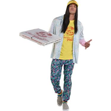 Adult Argyle Surfer Boy Pizza Delivery Costume - Stranger Things 4