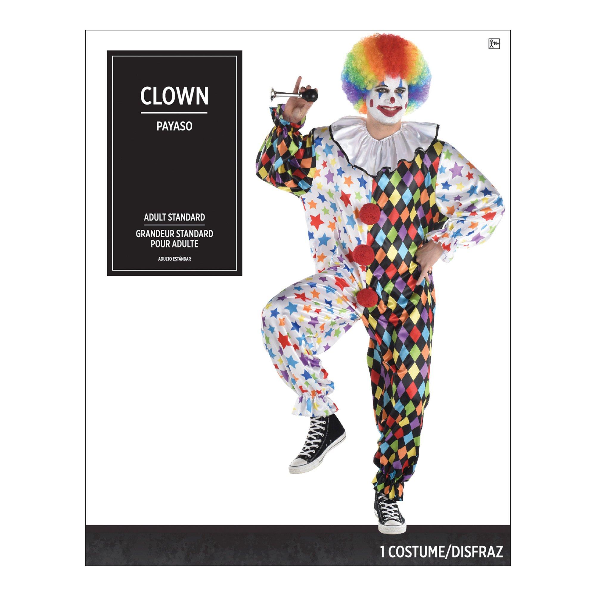 Adult Friendly Clown Costume