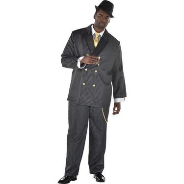 Adult Head Honcho Plus Size Costume - 20s Gangster