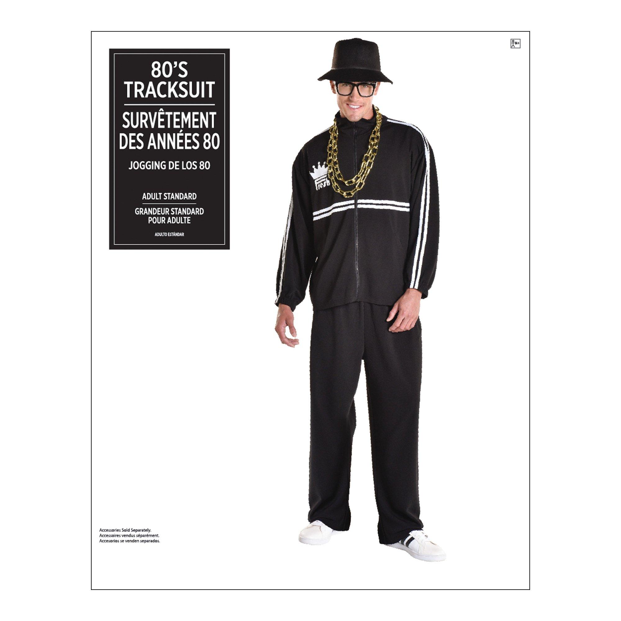 Adult 80s Tracksuit DJ Costume