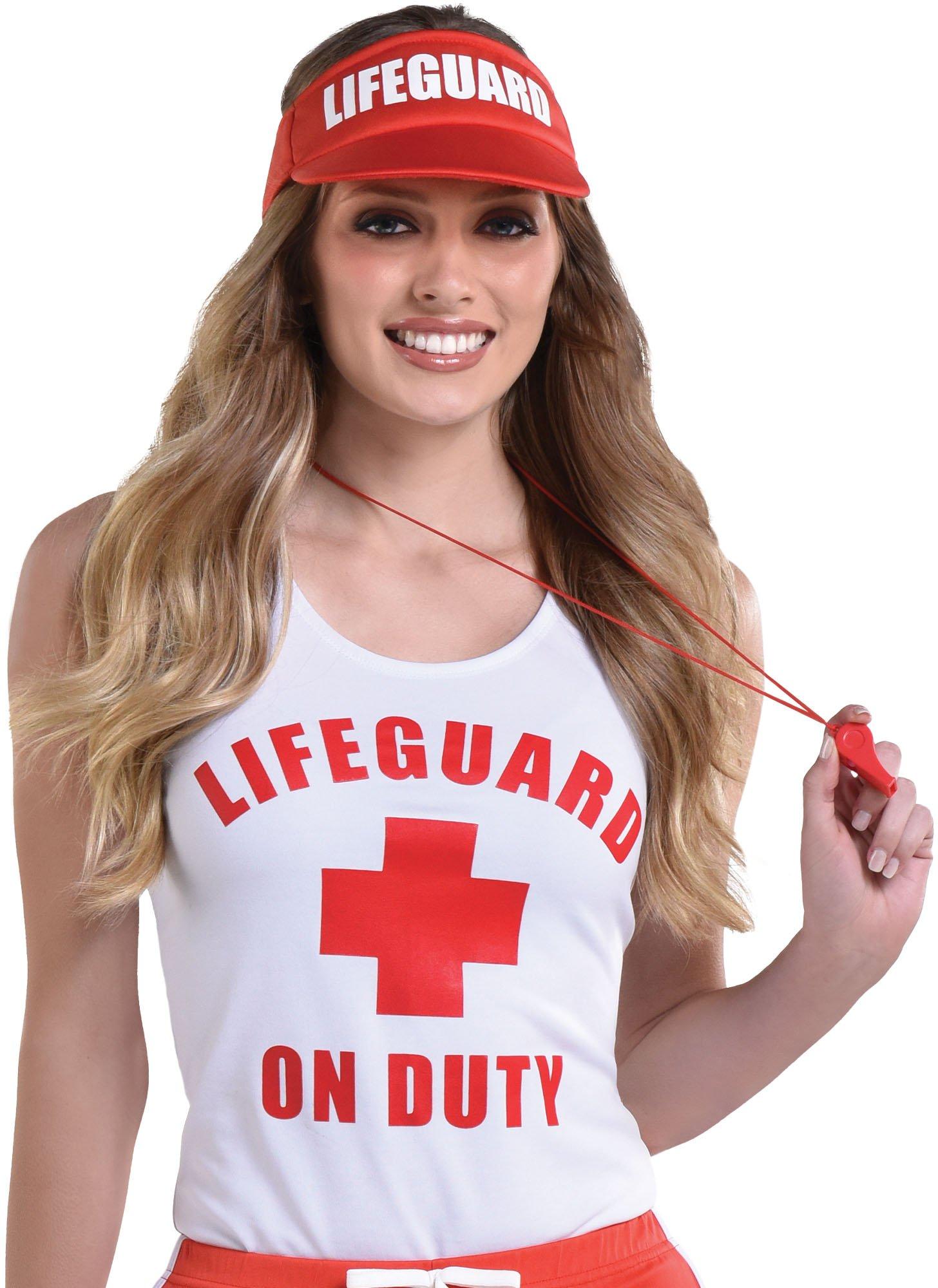 Lifeguard costume cheap women's