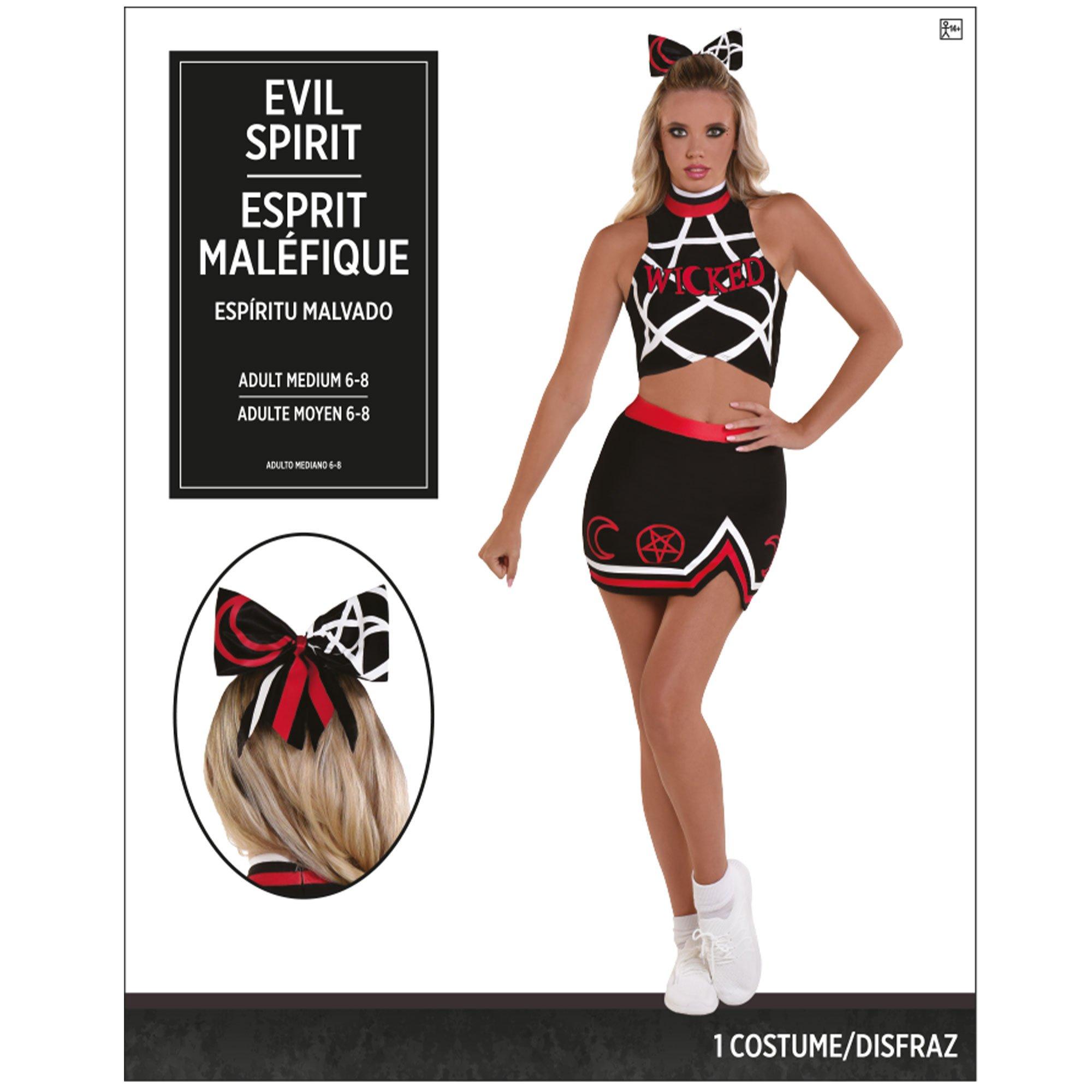 Adult Evil Spirit Cheerleader Costume