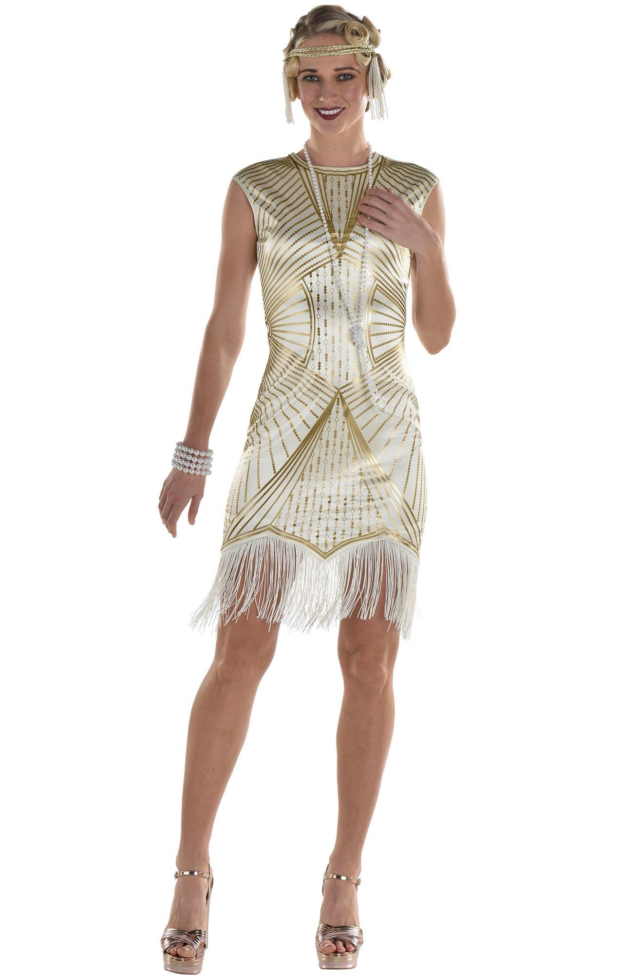 Party city flapper hot sale dress plus size