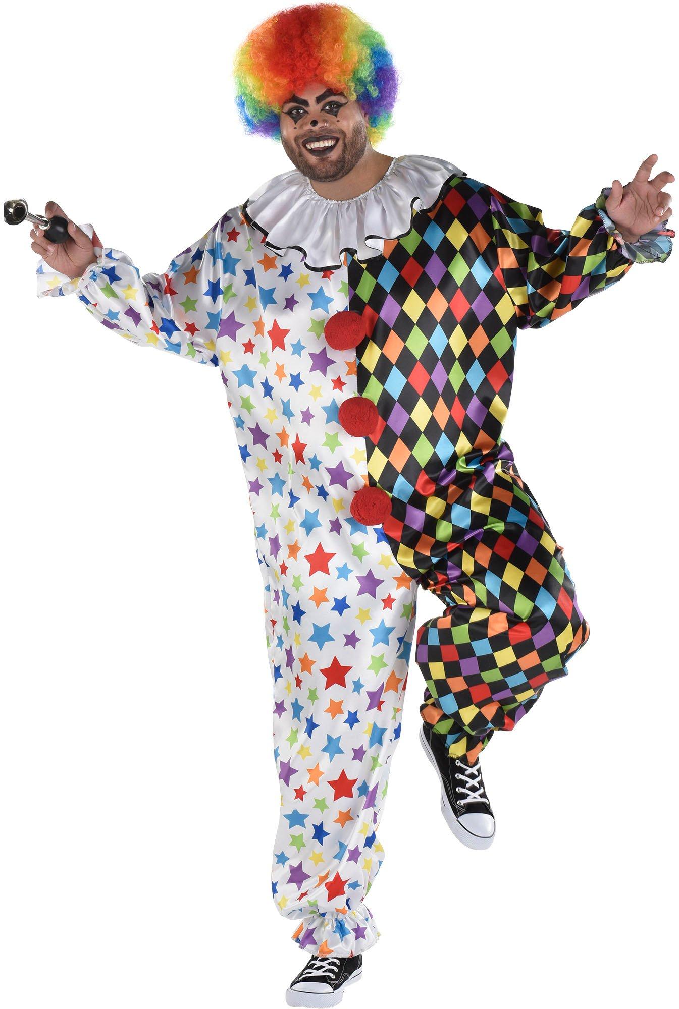 Adult Friendly Clown Plus Size Costume