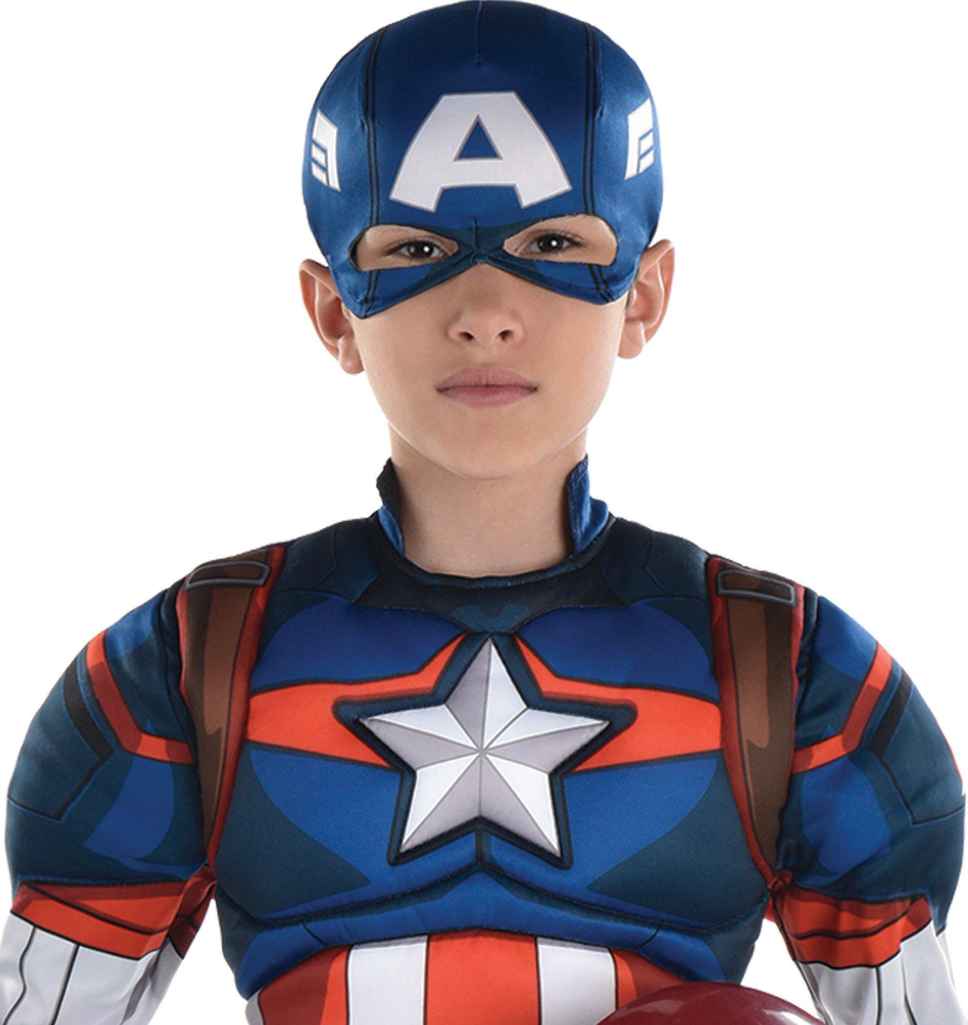 Kids Captain America Muscle Costume Marvel Party City