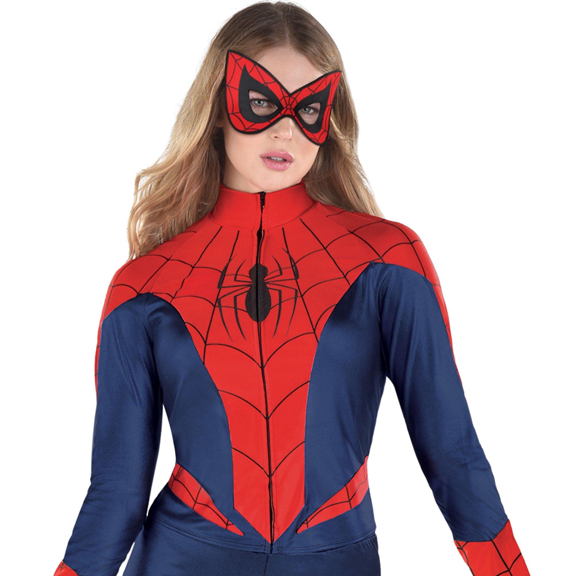 Women Spider-woman Bodysuit Halloween Superhero Spidergirl Cosplay