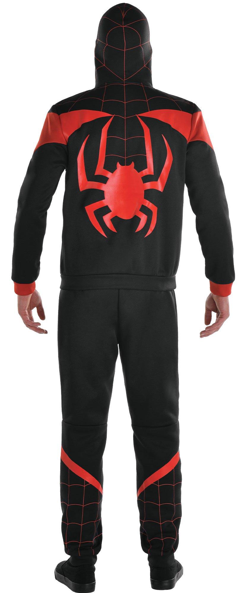 Adult Miles Morales Spider-Man Sweatsuit Costume - Marvel