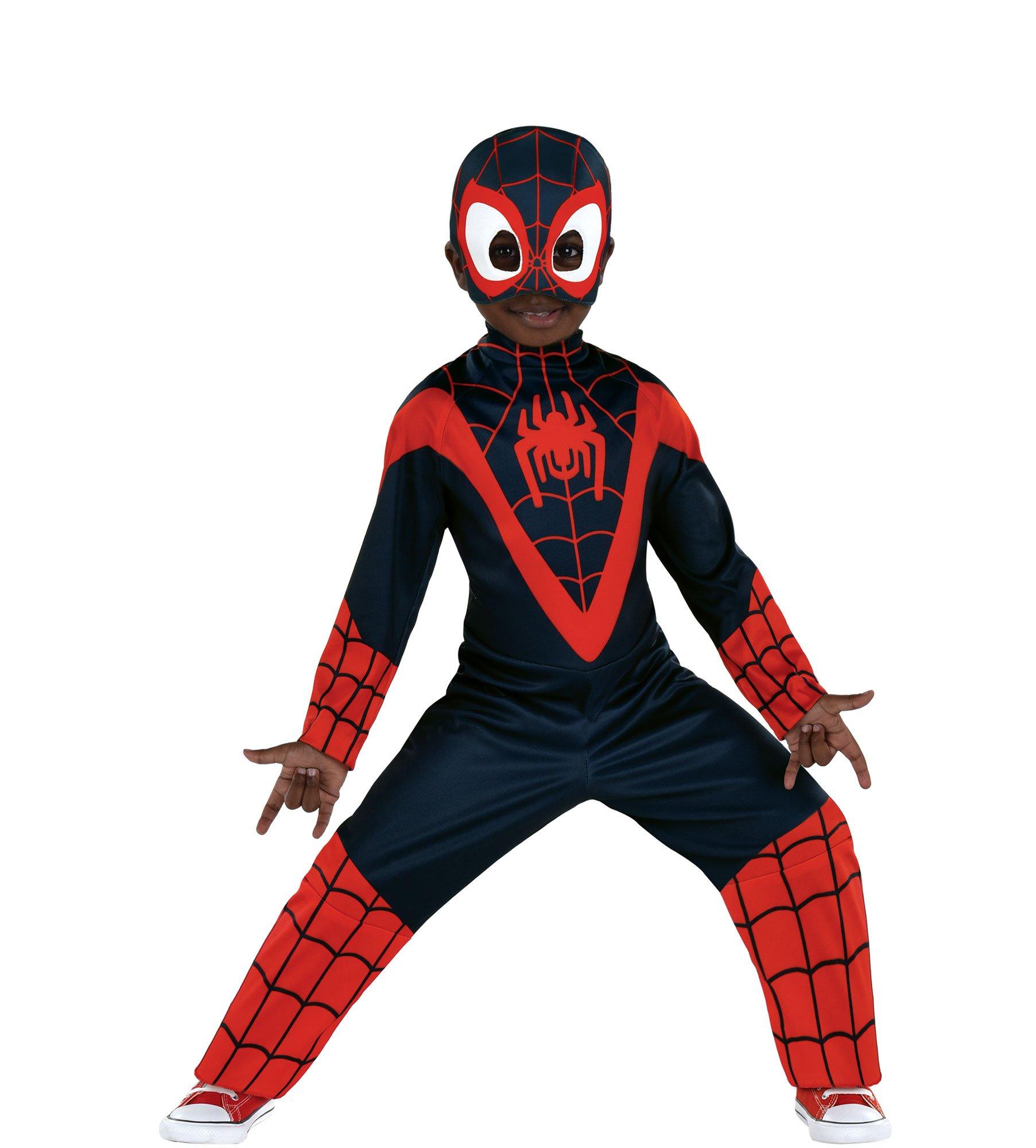 Kids' Miles Morales SpiderMan Costume Marvel Spidey & His Amazing