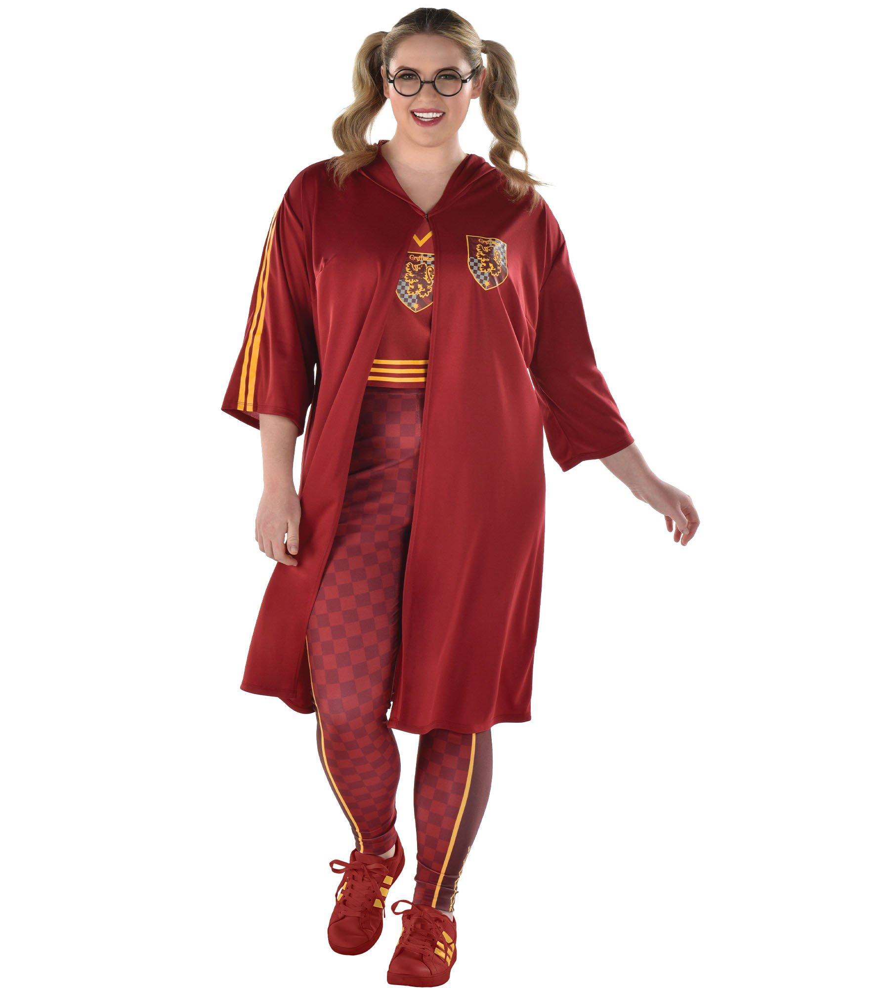 Adult Gryffindor Quidditch Plus Size Costume Harry Potter Party City 