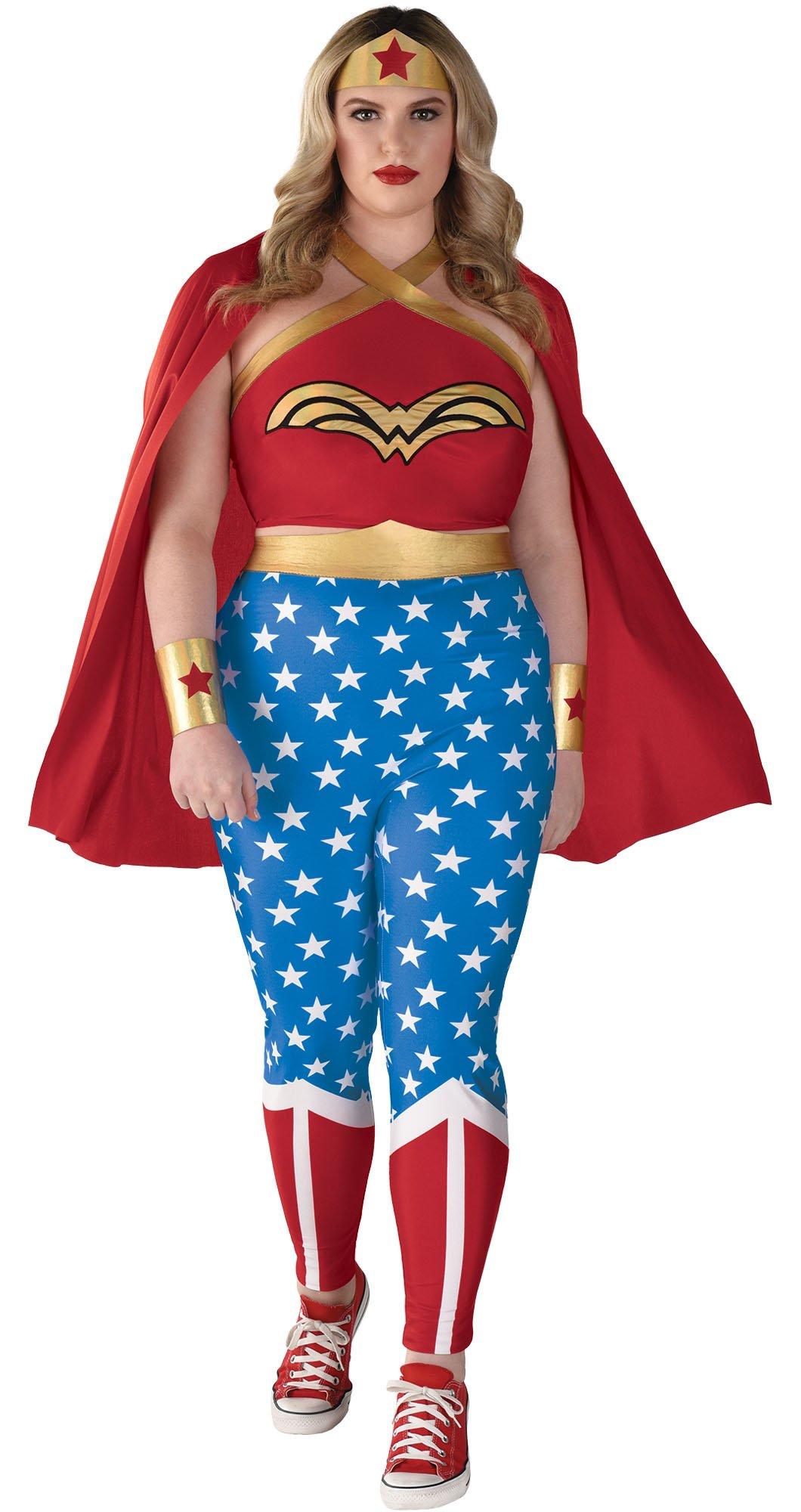 Adult Wonder Woman Plus Size Costume - DC Originals | Party City