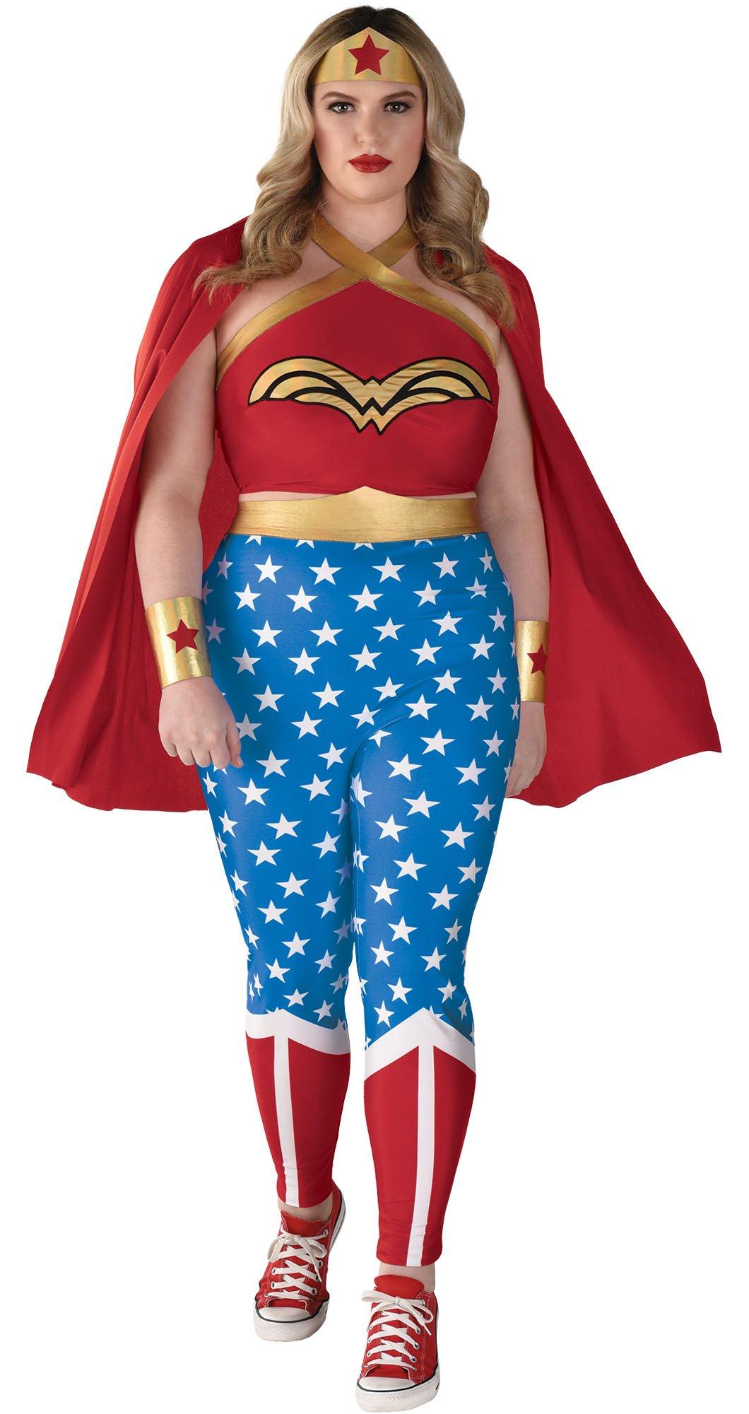 Adult Wonder Woman Plus Size Costume DC Originals Party City