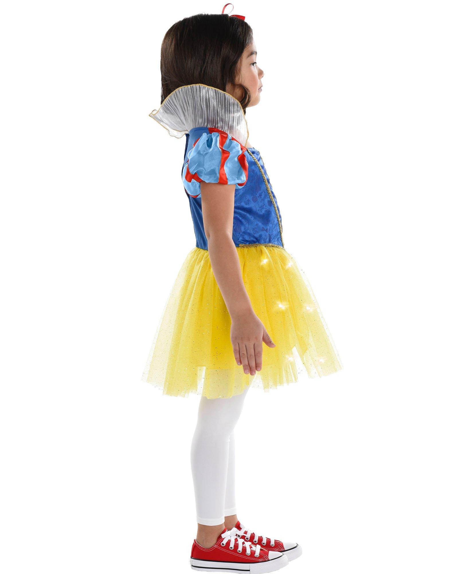 Toddler & Kids' Disney Snow White Blue/Yellow Light-Up Princess Dress  Halloween Costume, Assorted Sizes