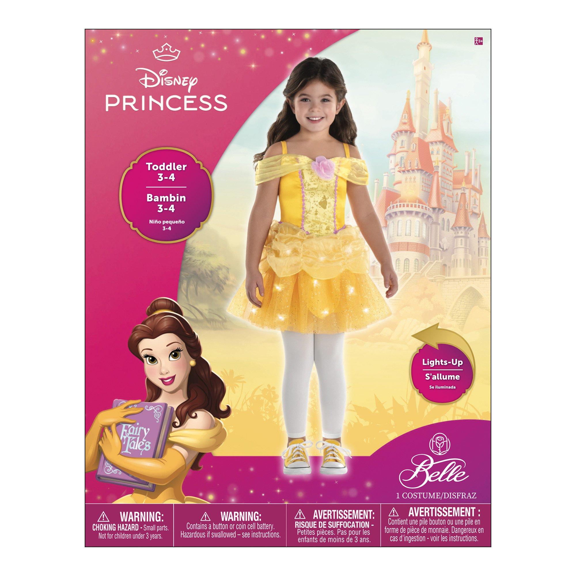 Kids' Light-Up Belle Costume - Disney Beauty & The Beast