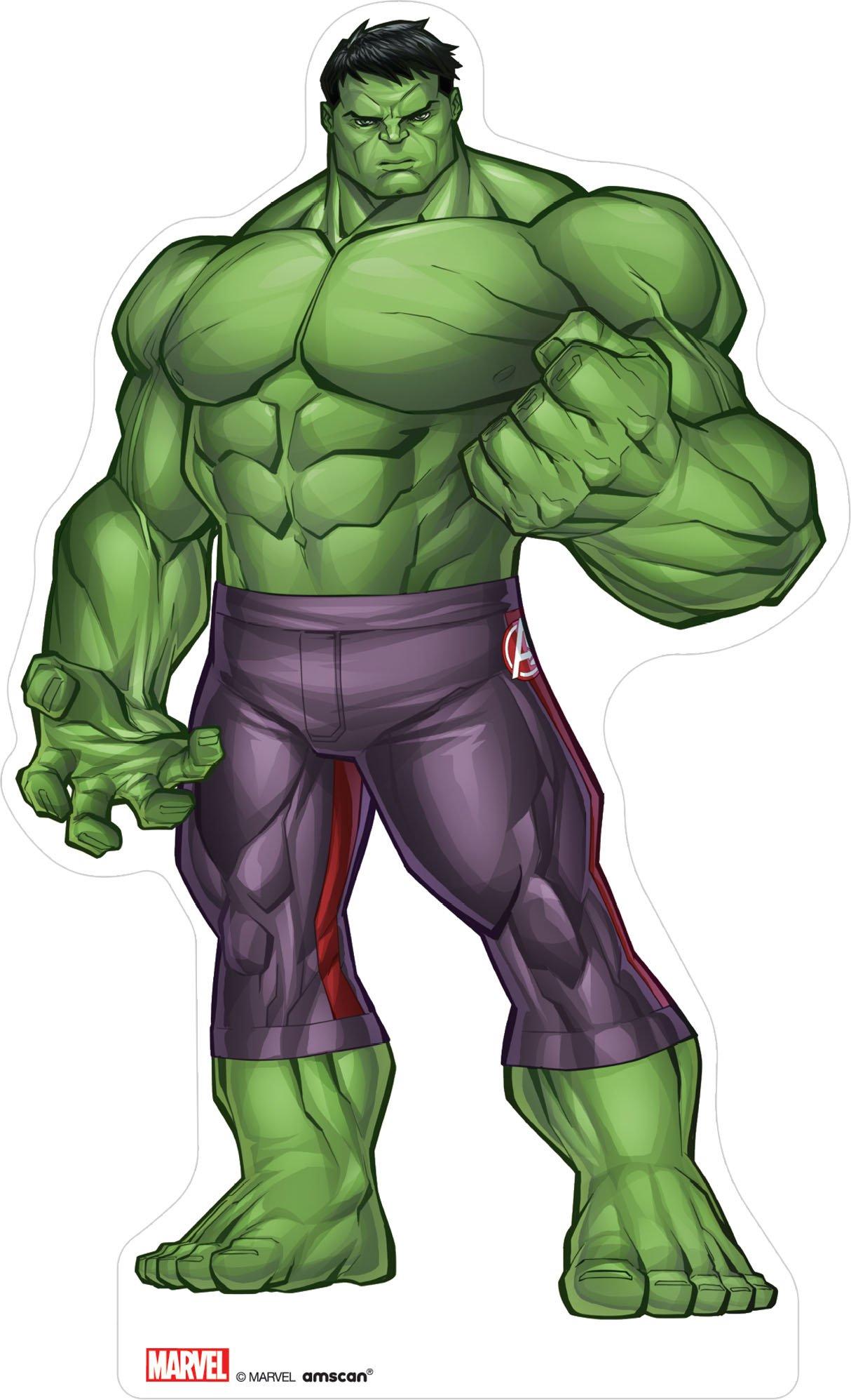 Hulk Cardboard Cutout, 3ft Avengers Party City