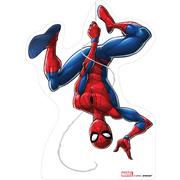 Upside Down Spider-Man Cardboard Cutout, 3ft - Avengers