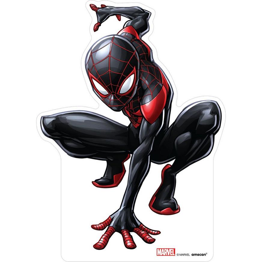 Miles Morales Spider-Man Cardboard Cutout, 3ft - Avengers
