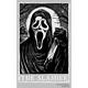 Adult Black Ghostface The Slasher Tarot Card Cotton T-Shirt - Scream