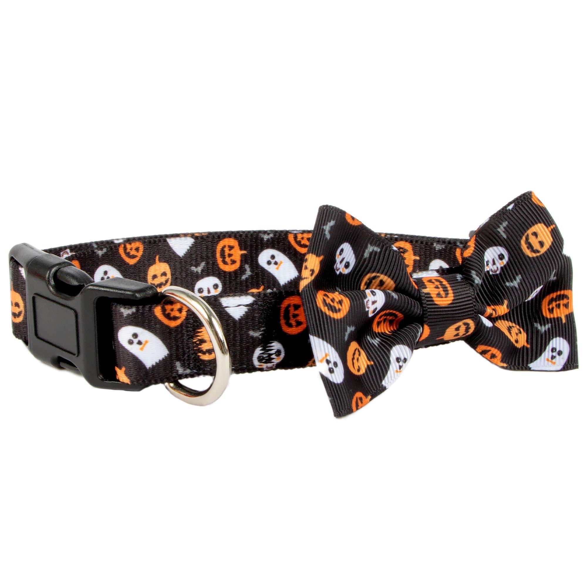 Halloween Icons Bow Tie Dog Collar