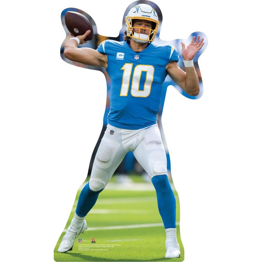NFL Los Angeles Chargers Justin Herbert Cardboard Cutout, 3ft