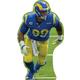 NFL Los Angeles Rams Aaron Donald Life-Size Cardboard Cutout, 6ft