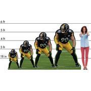 NFL Pittsburgh Steelers T.J. Watt Cardboard Cutout, 3ft