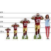 NFL San Francisco 49ers Nick Bosa Cardboard Cutout, 3ft