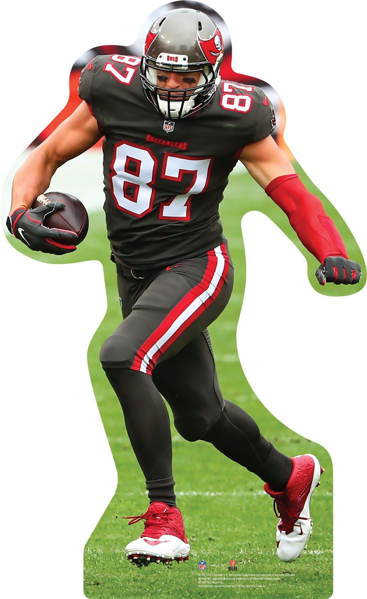NFL Tampa Bay Buccaneers Rob Gronkowski Cardboard Cutout, 3ft Party City