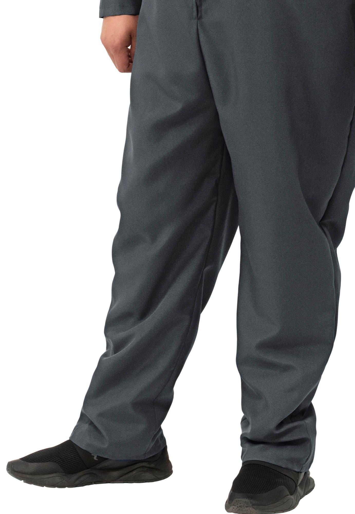 Adult Gray Plus Size Mechanic Coverall Jumpsuit