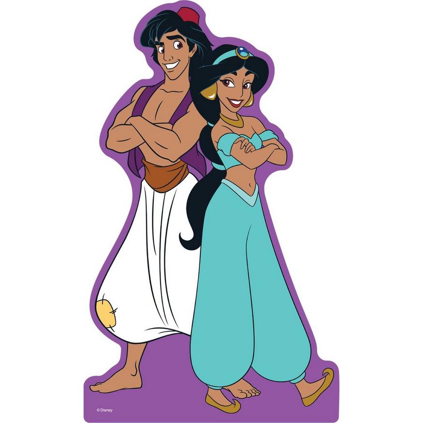 Aladdin & Jasmine Cardboard Cutout, 3ft - Disney Aladdin | Party City