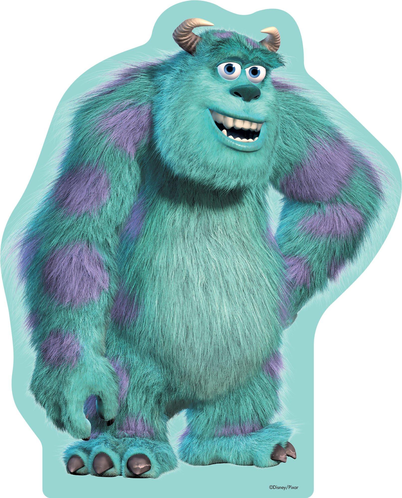 Sulley Cardboard Cutout, 4ft - Pixar Monsters, Inc.  Party City