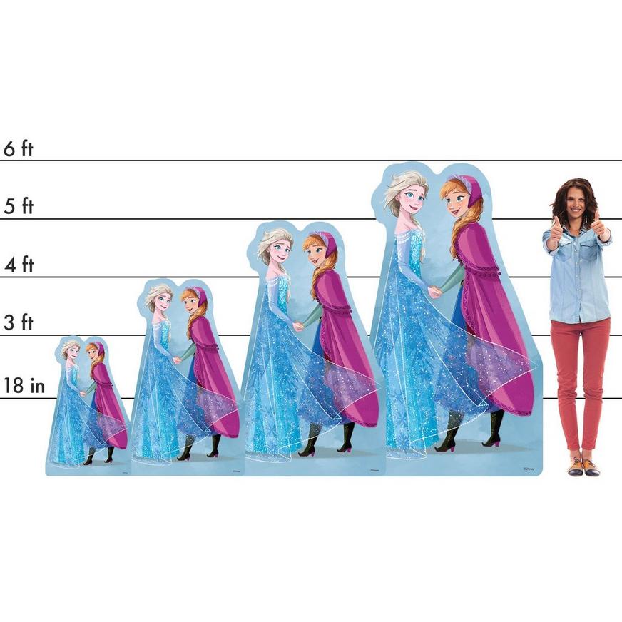 Elsa & Anna Cardboard Cutout, 3ft - Disney Frozen
