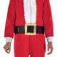 Kids' Santa One Piece Zipster Costume with Removeable Beard