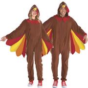 Adult Thanksgiving Turkey One-Piece Zipster Costume