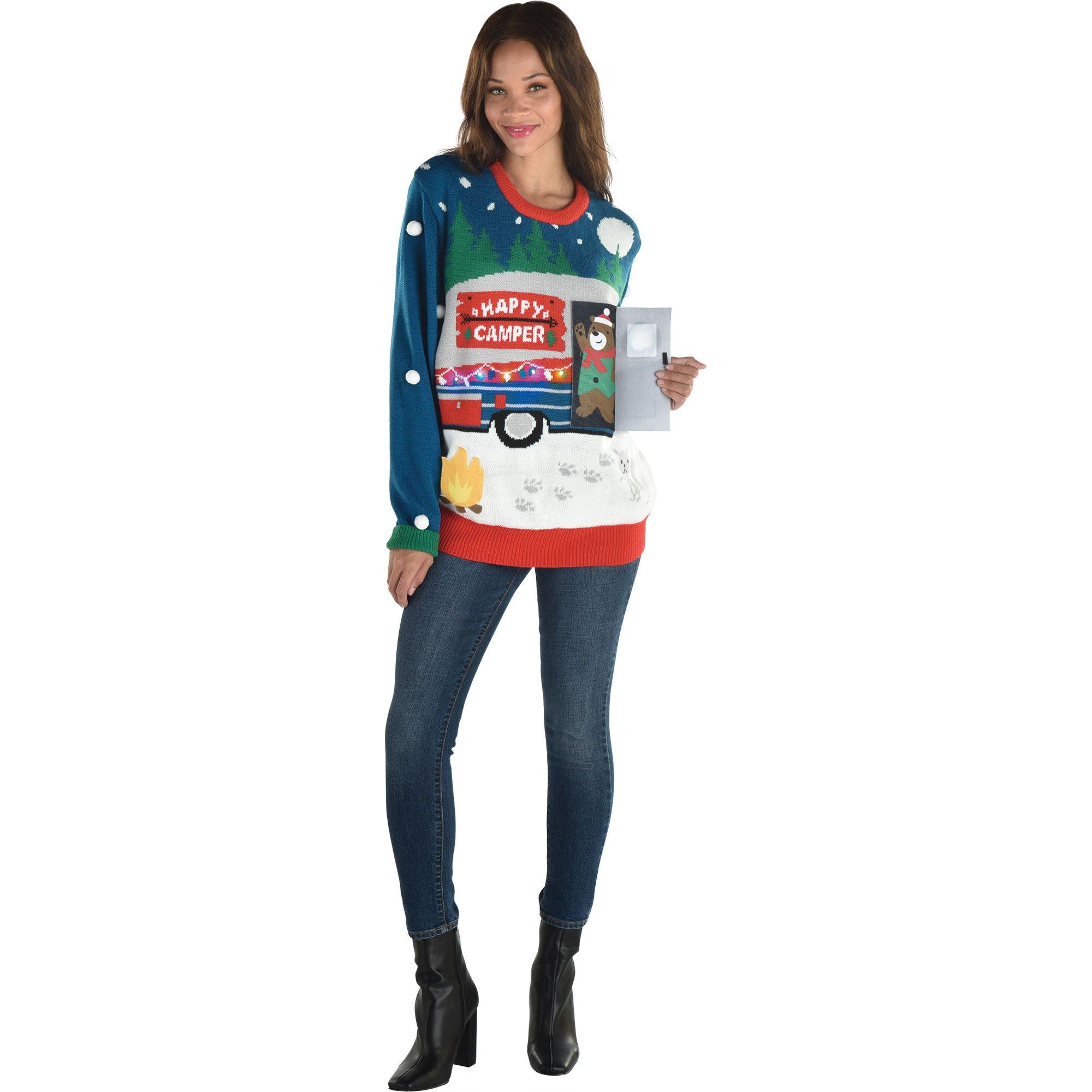 Stranger things christmas shop sweater light up