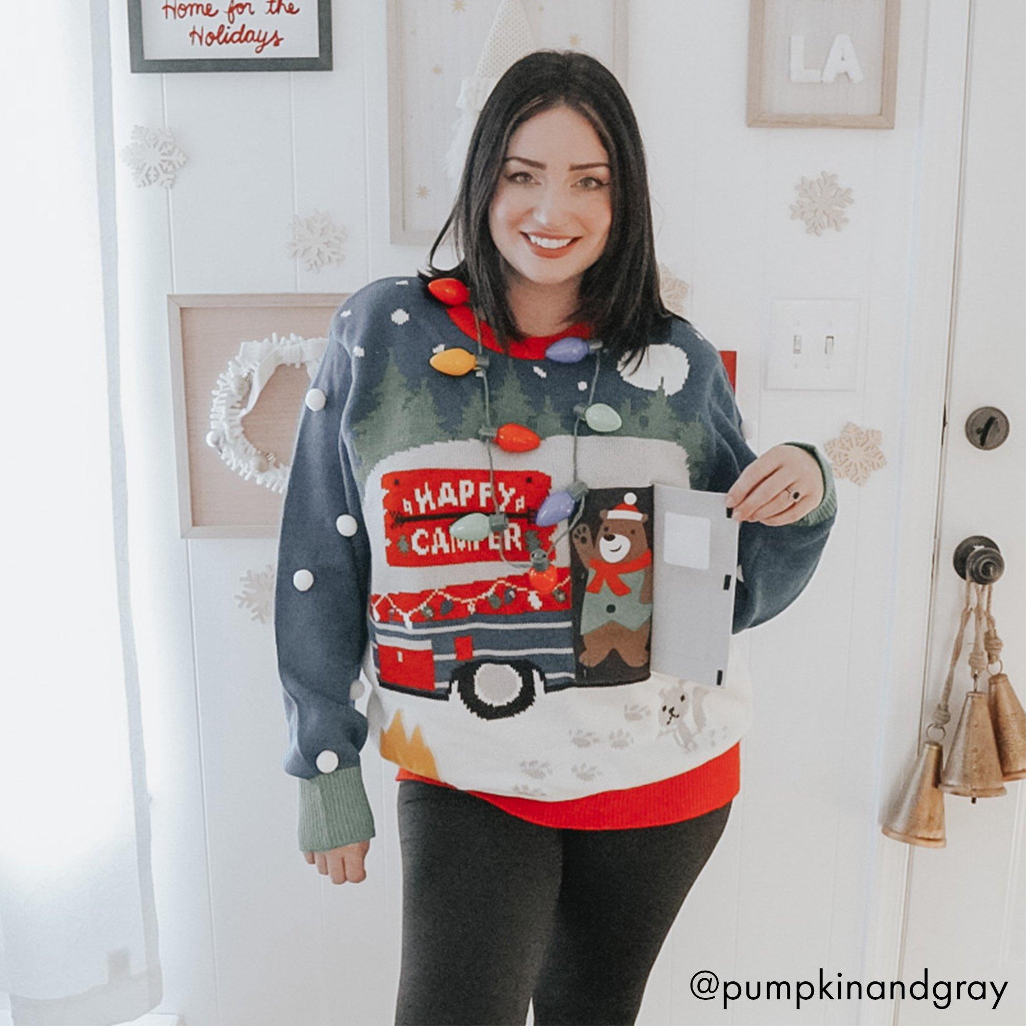 diy light up ugly christmas sweaters