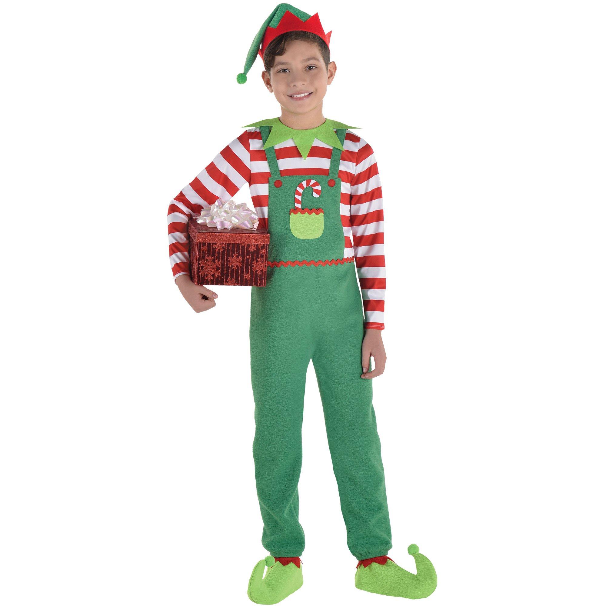 Adult Ladies/Kids Elf Costume Cute Santa's Little Helper Christmas