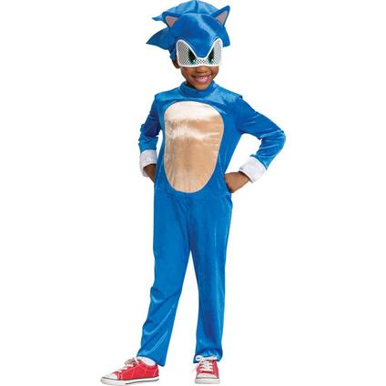 Child Sonic the Hedgehog Costume with Visor - Sonic 2