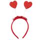 Red Glitter Heart Pet Head Bopper