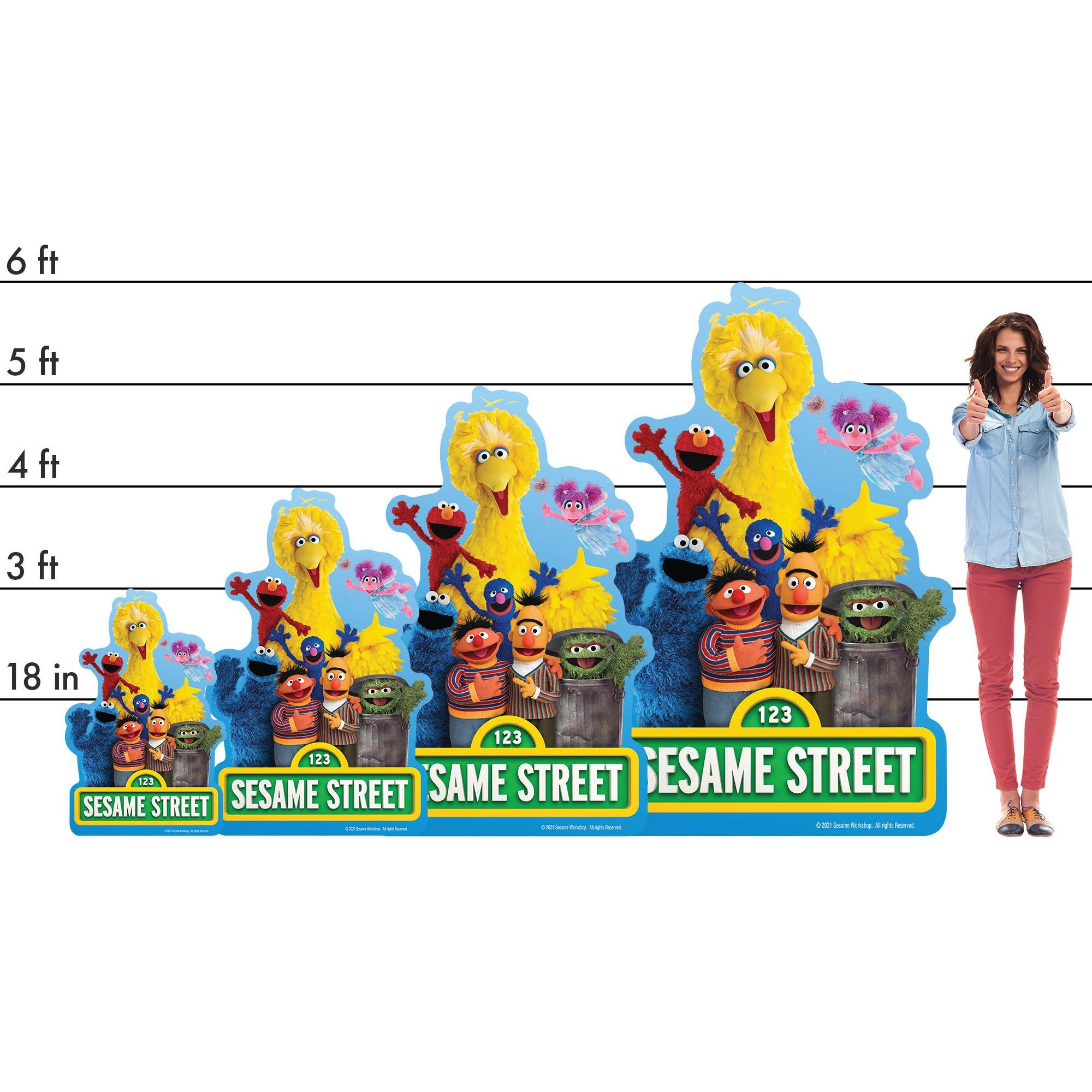 Everyday Sesame Street Cardboard Cutout, 3ft Party City