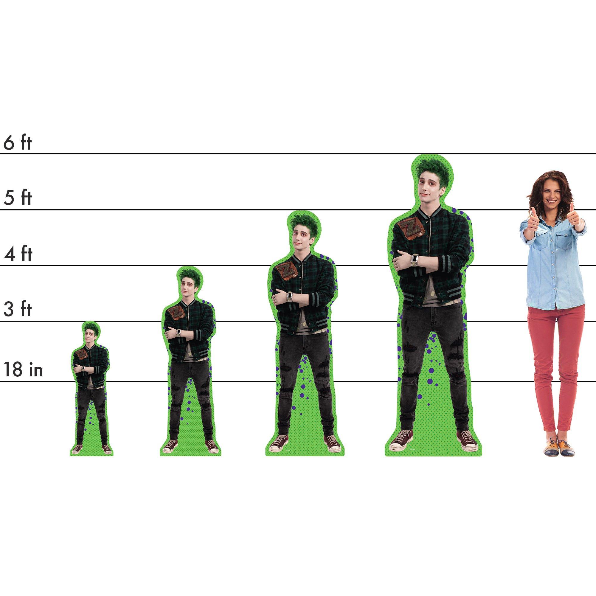 Zed LifeSize Cardboard Cutout, 6ft Zombies 3 Party City