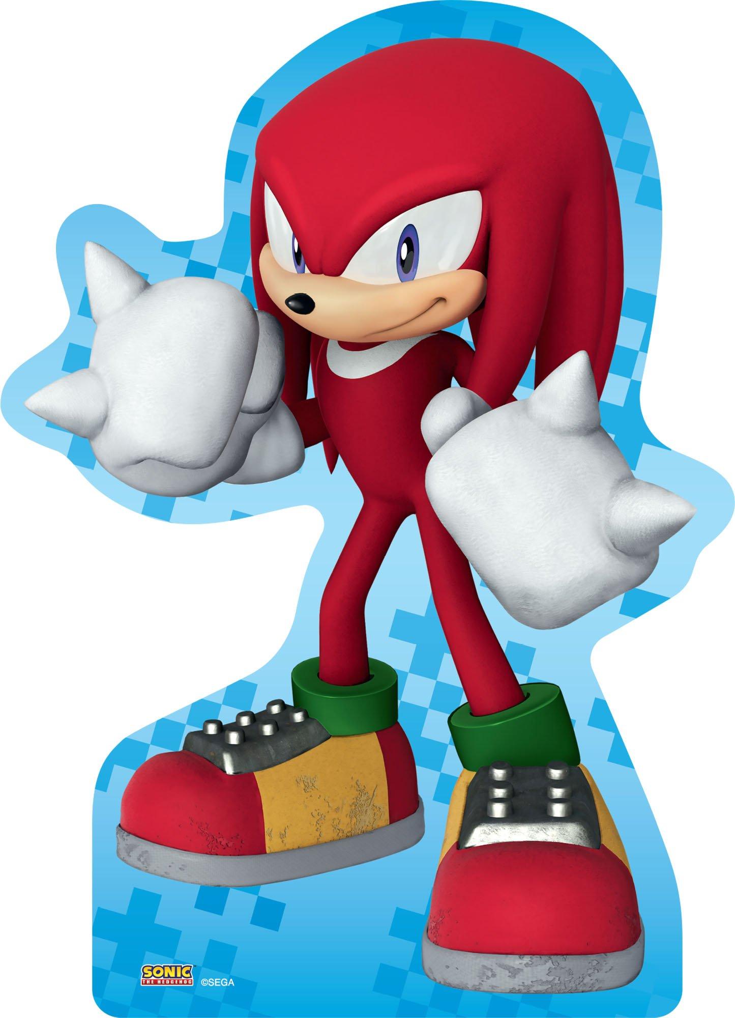 Knuckles Cardboard Cutout, 3ft Sonic the Hedgehog Party City