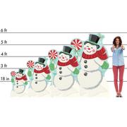 Smiling Snowman Holiday Cardboard Cutout, 3ft
